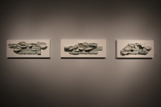 温·海格比 《云结构三联画:地平线》 2014 温·海格比 《云结构三联画:地平线》 2014