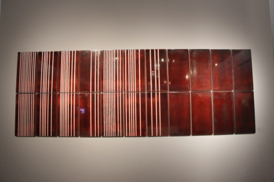 温·海格比 《落地线》 60×335.3cm 2015
温·海格比 《落地线》 60×335.3cm 2015