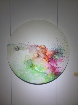 赵瑞鸣 《风景》 直径80cm 布面油画 2014 赵瑞鸣 《风景》 直径80cm 布面油画 2014