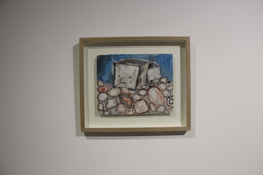 李继开《 两个立方体》38×30cm 纸本丙烯 2013 李继开《 两个立方体》38×30cm 纸本丙烯 2013