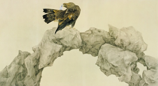 《风中》(获全国百家金陵大展金奖、江苏省美术馆收藏)92cmX170cm
《风中》(获全国百家金陵大展金奖、江苏省美术馆收藏)92cmX170cm