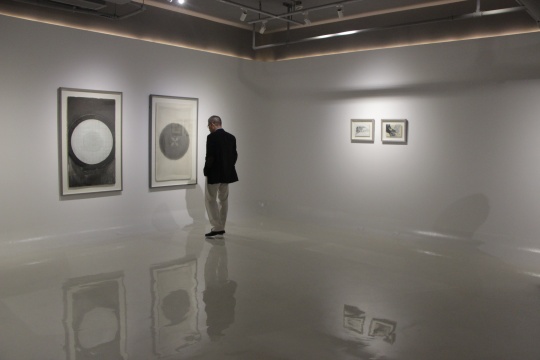 陈彧君作品 左边为《无题4 》、《无题3》 66×115cm 纸本色粉、铅笔 2007 陈彧君作品 左边为《无题4 》、《无题3》 66×115cm 纸本色粉、铅笔 2007