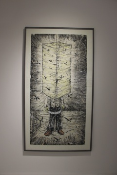 李继开《 灯笼》73.5×148cm 纸本丙烯水墨 2010 李继开《 灯笼》73.5×148cm 纸本丙烯水墨 2010