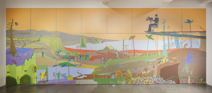 展览“遣词造句”中陈列在阿拉里奥画廊的作品《死亡胜利》
展览“遣词造句”中陈列在阿拉里奥画廊的作品《死亡胜利》