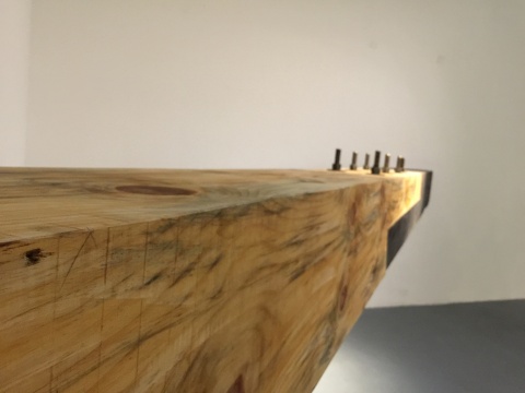 穿梁 木 558×40×40cm 2014 (局部)
穿梁 木 558×40×40cm 2014 (局部)