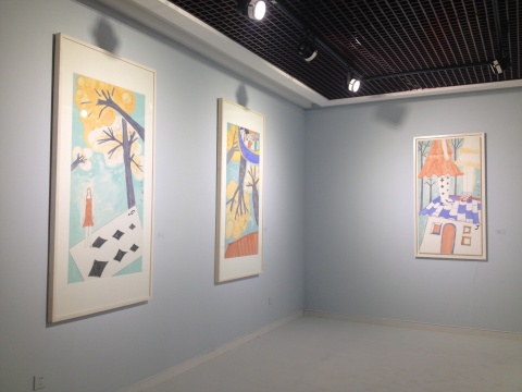 李骏逸 《爱丽丝的漫游系列》纸本设色 2014-2015
李骏逸 《爱丽丝的漫游系列》纸本设色 2014-2015