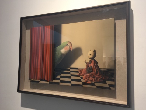 张凯 《Tell me》 60×90 布面油画 2014
张凯 《Tell me》 60×90 布面油画 2014