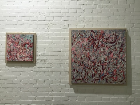 2012年油画作品《无题808》
2012年油画作品《无题808》