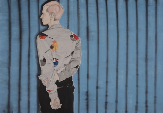 姚浩 《红发》 96×140cm 纸本设色 2014 姚浩 《红发》 96×140cm 纸本设色 2014