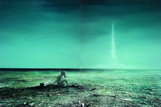Lot 118 贾蔼力《无名日2》(两联作) 267 x 400 cm 油彩画布 2007 估价:630-930万元
Lot 118 贾蔼力《无名日2》(两联作) 267 x 400 cm 油彩画布 2007 估价:630-930万元
