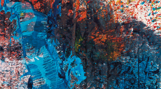 Lot 1056 嶋本昭三《无题》127.5 x 229 cm 油画画布 1998 估价:350-550万港元
Lot 1056 嶋本昭三《无题》127.5 x 229 cm 油画画布 1998 估价:350-550万港元