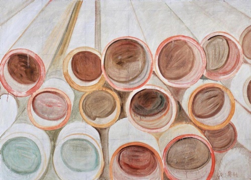 Lot 240 张恩利《排水管》170 x 235 cm 油彩画布 2011 估价:150-250万港元
Lot 240 张恩利《排水管》170 x 235 cm 油彩画布 2011 估价:150-250万港元