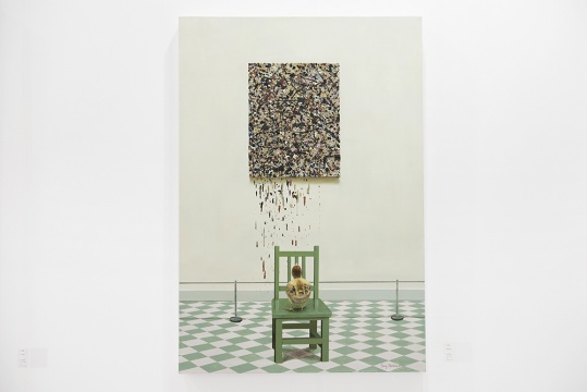 房陪鑫《抽象启蒙2》 122×84cm 布面丙烯 2014
房陪鑫《抽象启蒙2》 122×84cm 布面丙烯 2014