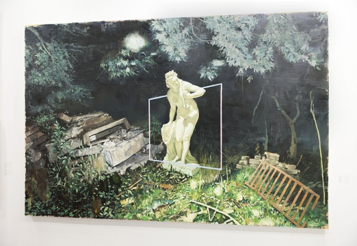 李天琦《隐秘的花园》 200×300cm 布面油画 2014 b.1991 中央美院研究生在读
李天琦《隐秘的花园》 200×300cm 布面油画 2014 b.1991 中央美院研究生在读