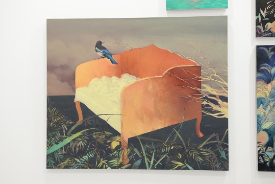 谢雷铭《喜鹊》 80×120cm 布面油画 2014 b.1987 毕业于四川美术学院油画系
谢雷铭《喜鹊》 80×120cm 布面油画 2014 b.1987 毕业于四川美术学院油画系