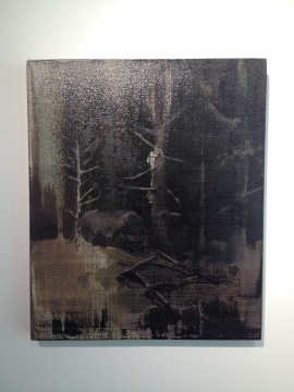 吕松 《黑林》 50×60cm 布面油画 2014
吕松 《黑林》 50×60cm 布面油画 2014