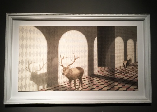 秦艾 《叙别梦》 设色纸本 91 × 168cm 2013
秦艾 《叙别梦》 设色纸本 91 × 168cm 2013