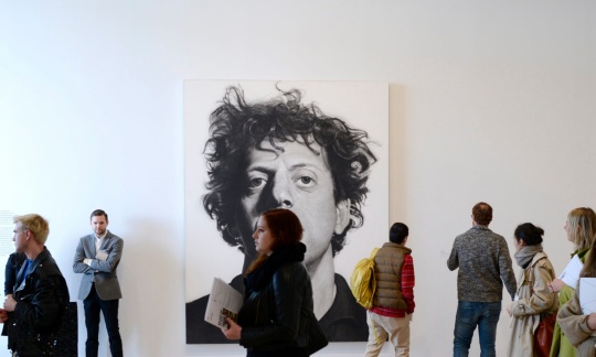查克·克洛斯肖像画 Photograph: Justin Lane/EPA
查克·克洛斯肖像画 Photograph: Justin Lane/EPA