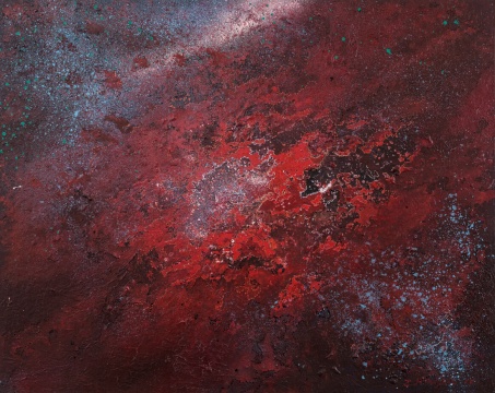 《麒麟座玫瑰星云之一》 120×150cm 2015
