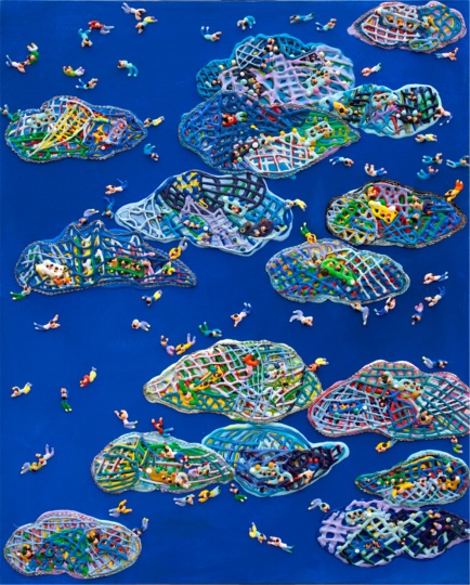 云  80×65cm 布面丙烯 2009
