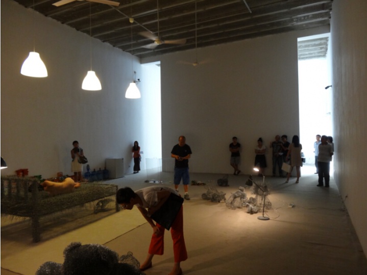 2014年,周洁个展“36天”展览现场
2014年,周洁个展“36天”展览现场