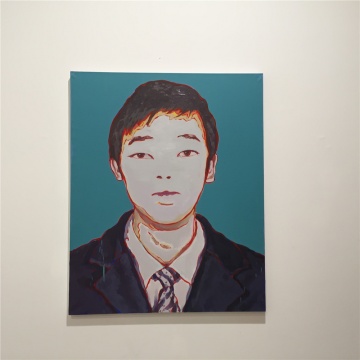 2014年作品《正面的肖像》
2014年作品《正面的肖像》