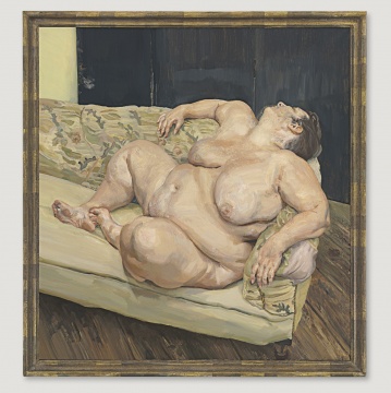 卢西安· 佛洛依德1994年的油画作品《Benefits Supervisor Resting》
卢西安· 佛洛依德1994年的油画作品《Benefits Supervisor Resting》