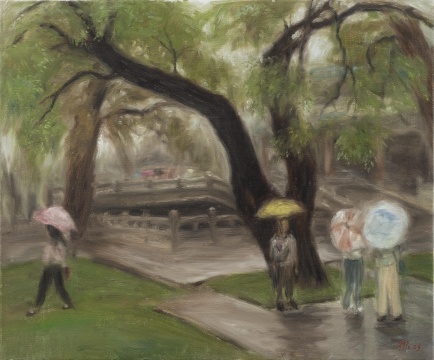 《晋祠春雨》
《晋祠春雨》