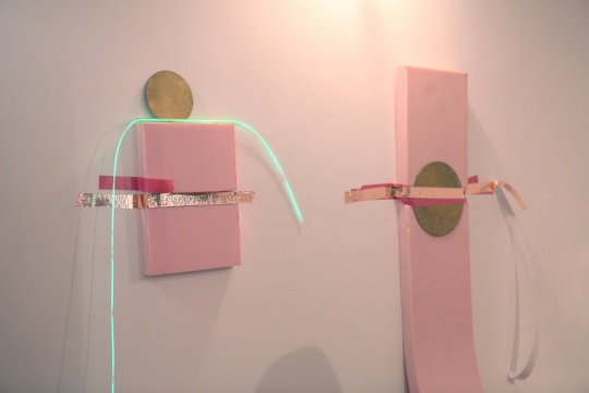 现场展出的展览海报作品
现场展出的展览海报作品