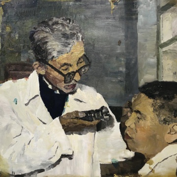 Lot 1588 仇晓飞《看眼睛》 200 × 200cm 布面油画 估价:180-250万
Lot 1588 仇晓飞《看眼睛》 200 × 200cm 布面油画 估价:180-250万