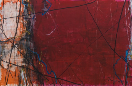 谭平 《无题》 200×300cm 布面丙烯 2014
谭平 《无题》 200×300cm 布面丙烯 2014