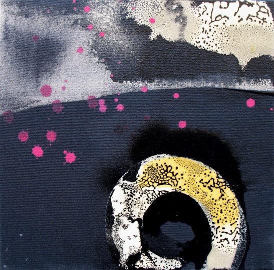 《静夜》 30x30cm 综合媒材 2013
《静夜》 30x30cm 综合媒材 2013