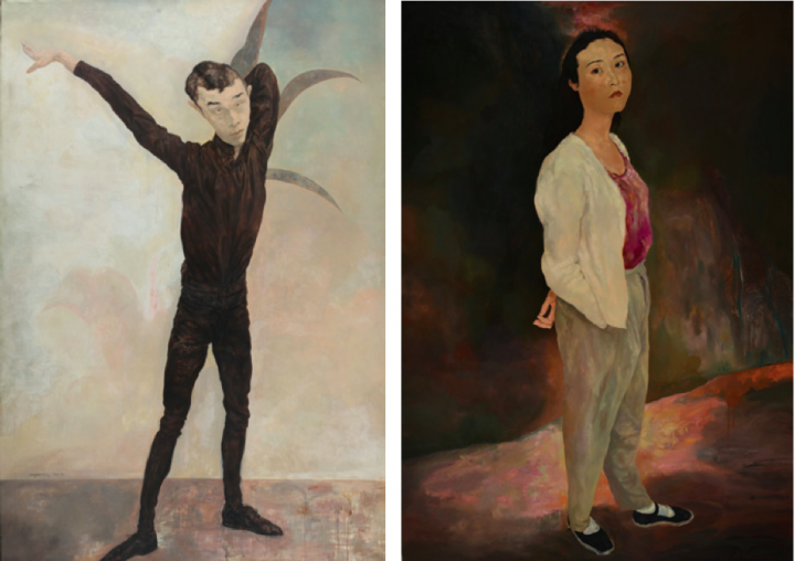 左:毛焰《记忆或者舞蹈的黑色玫瑰》230×150cm 布面油画 1996
右:毛焰《古典女子》200x140cm 布面油画 1994
左:毛焰《记忆或者舞蹈的黑色玫瑰》230×150cm 布面油画 1996
右:毛焰《古典女子》200x140cm 布面油画 1994