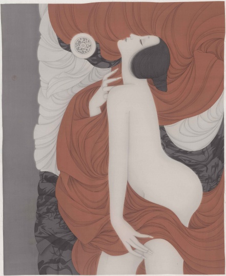 《香溺》 76.5×93.5cm 2014
《香溺》 76.5×93.5cm 2014