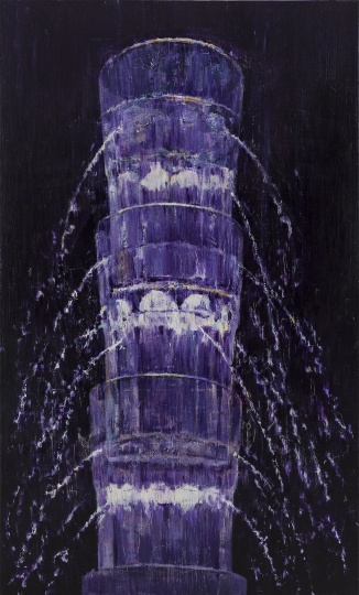 《它喷射是强劲的值得为其树纪念碑》 200×120cm 布面丙烯 2015
《它喷射是强劲的值得为其树纪念碑》 200×120cm 布面丙烯 2015