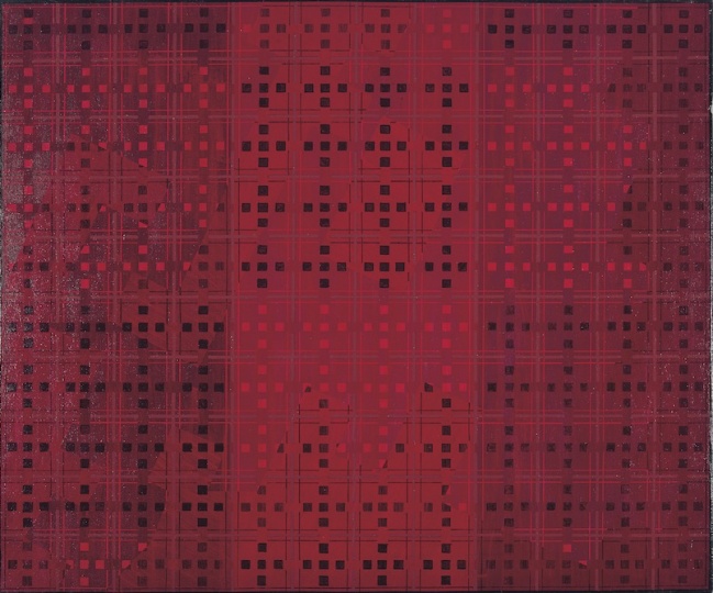 《十示89-5》50×60 cm 布面丙烯 1989
《十示89-5》50×60 cm 布面丙烯 1989