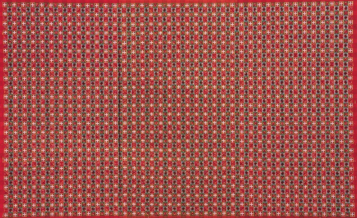 《十示2000-2》260×420cm 成品布上丙烯 2000
《十示2000-2》260×420cm 成品布上丙烯 2000