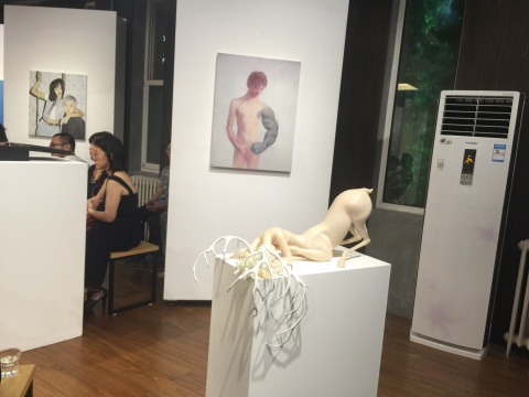 “宋琨和她的朋友们”群展现场
“宋琨和她的朋友们”群展现场