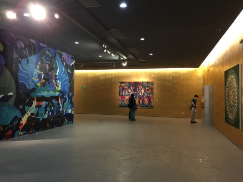 郑国谷作品展览现场
