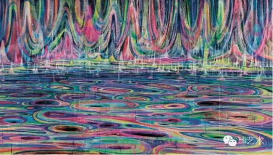 Lot 4159 &nbsp;黄宇兴《河流》 150×230cm &nbsp;2013 布面丙烯 &nbsp;估价：25-40万元
