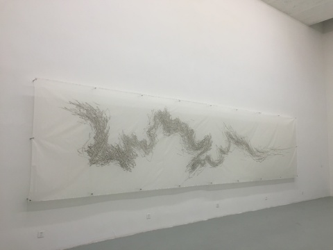 郝世明 《常2015》180×760cm 绢本水墨 2015
郝世明 《常2015》180×760cm 绢本水墨 2015