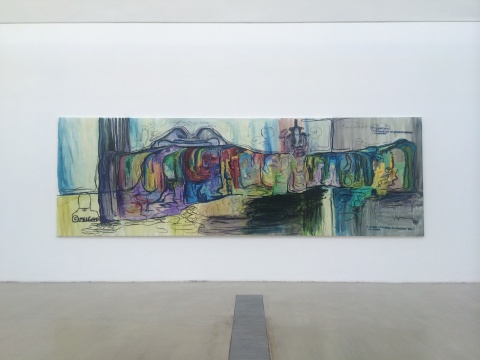 《无题》布面油画 200x630cm 1999
《无题》布面油画 200x630cm 1999