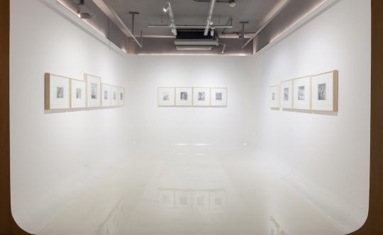 展览现场,尹朝阳早期素描的展厅
展览现场,尹朝阳早期素描的展厅