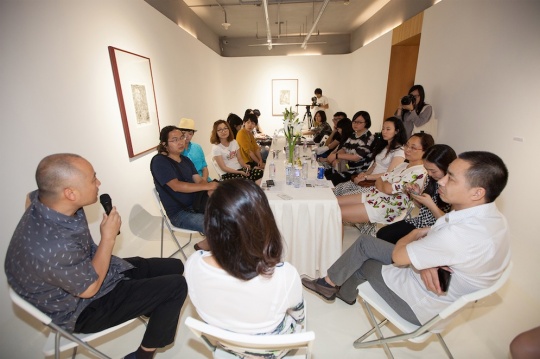 展览开幕前的媒体见面会 展览开幕前的媒体见面会