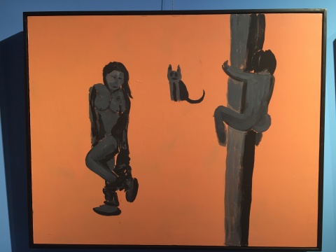 《这个时刻》 630×503cm 油画 2014
《这个时刻》 630×503cm 油画 2014