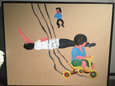 《爸爸永远是爸爸》 630×503cm 2014
《爸爸永远是爸爸》 630×503cm 2014
