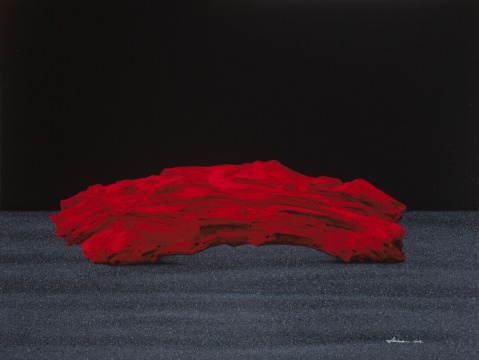 《红石》 60×80cm 布面丙烯 2015年
