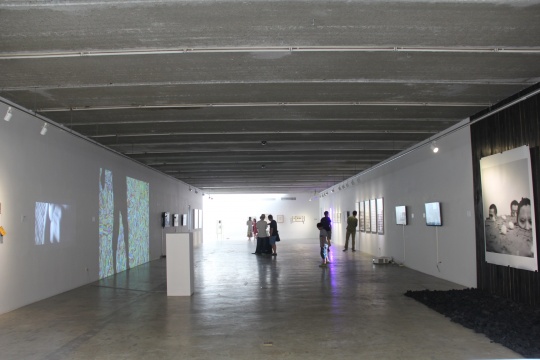 “第二届三影堂实验影像开放展”二层展览现场
