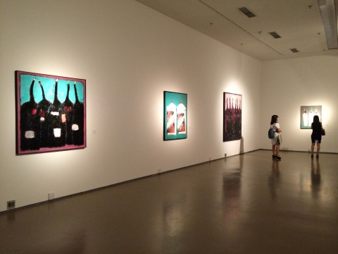 今日美术馆3号馆2层吴松展览现场 今日美术馆3号馆2层吴松展览现场