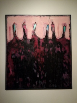 《瓶子2014-2》 180×160cm 油画 2014
《瓶子2014-2》 180×160cm 油画 2014